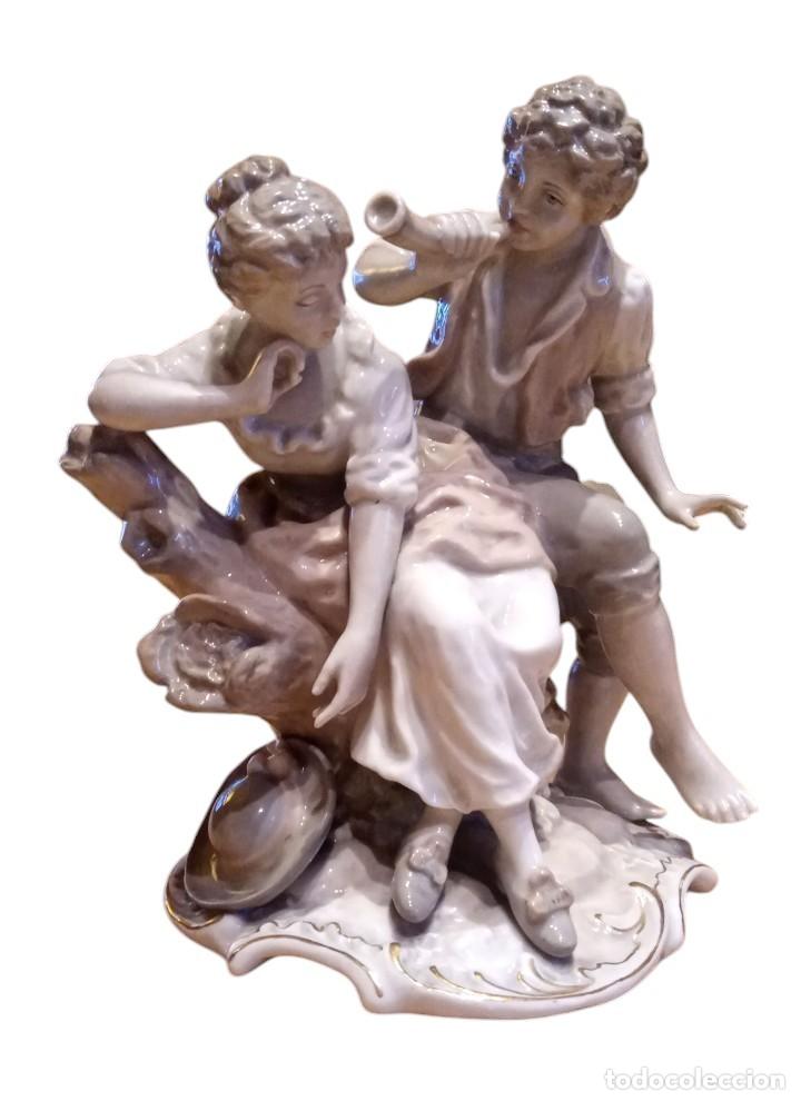 Antig&uuml;edades: PORCELANA ANTIGUA ESPA&Ntilde;OLA. SELLO SM. PRINCIPIOS S.XX
