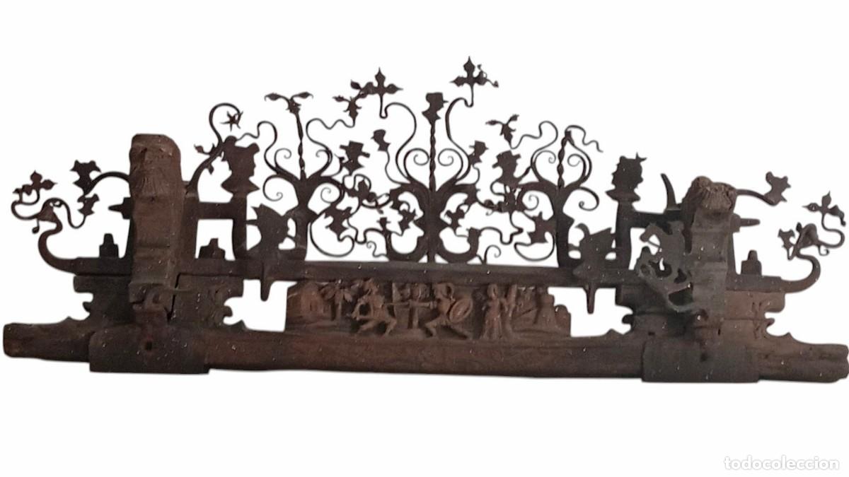 Antiquit&auml;ten: FRONTAL DE CARRO SICILIANO