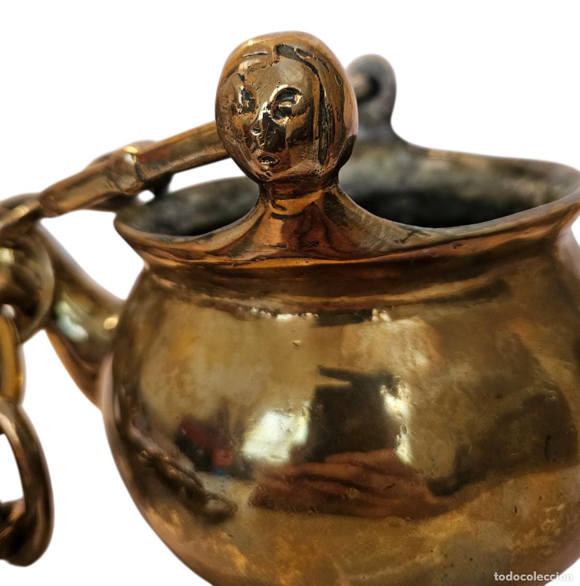 Antig&uuml;edades: LAVABO EN BRONCE 2 BOCAS - Foto 4
