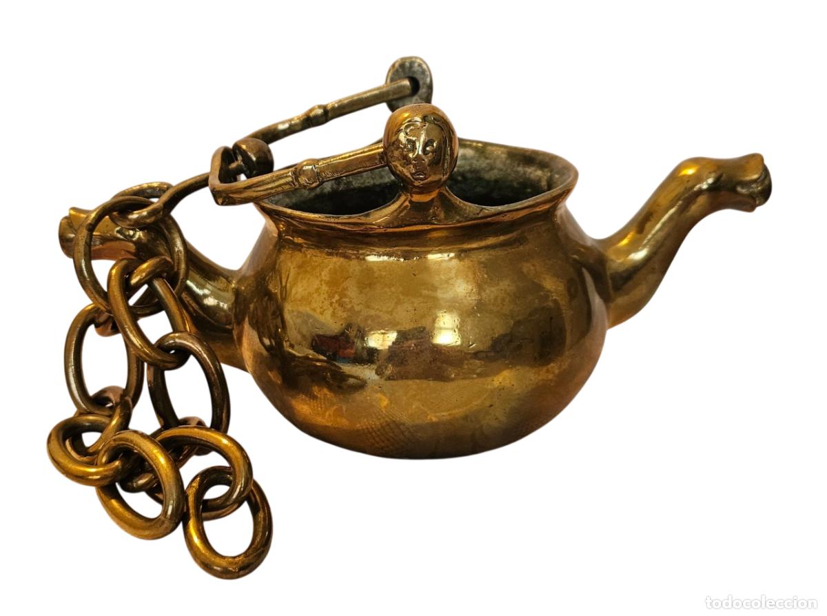 Antig&uuml;edades: LAVABO EN BRONCE 2 BOCAS - Foto 5