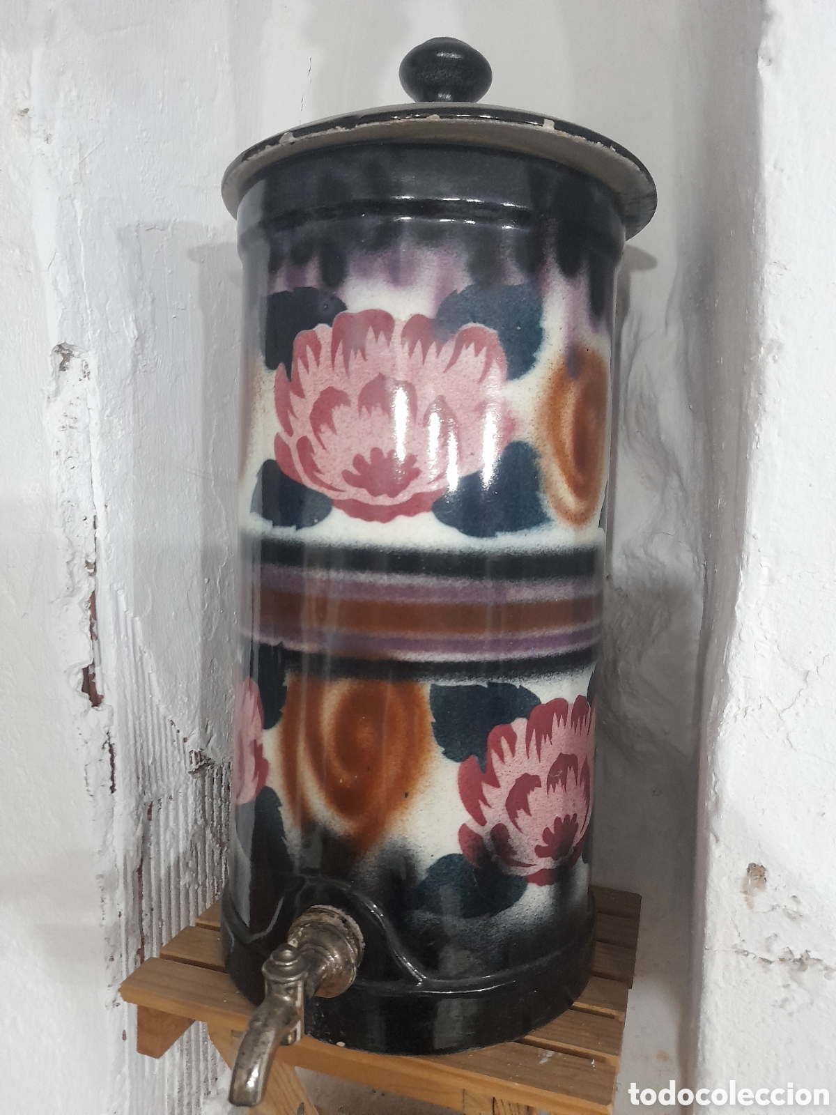 Antig&uuml;edades: Filtro de cer&aacute;mica sXIX - Foto 2