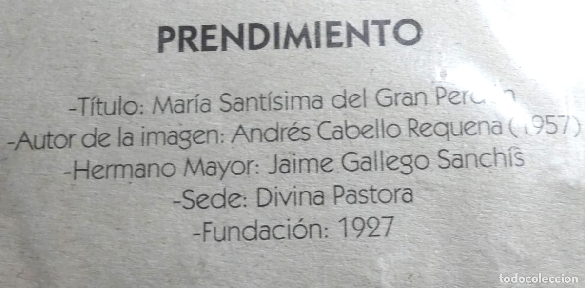 Antig&uuml;edades: Pin de MARIA SANTISIMA DEL GRAN PERDON - Foto 2