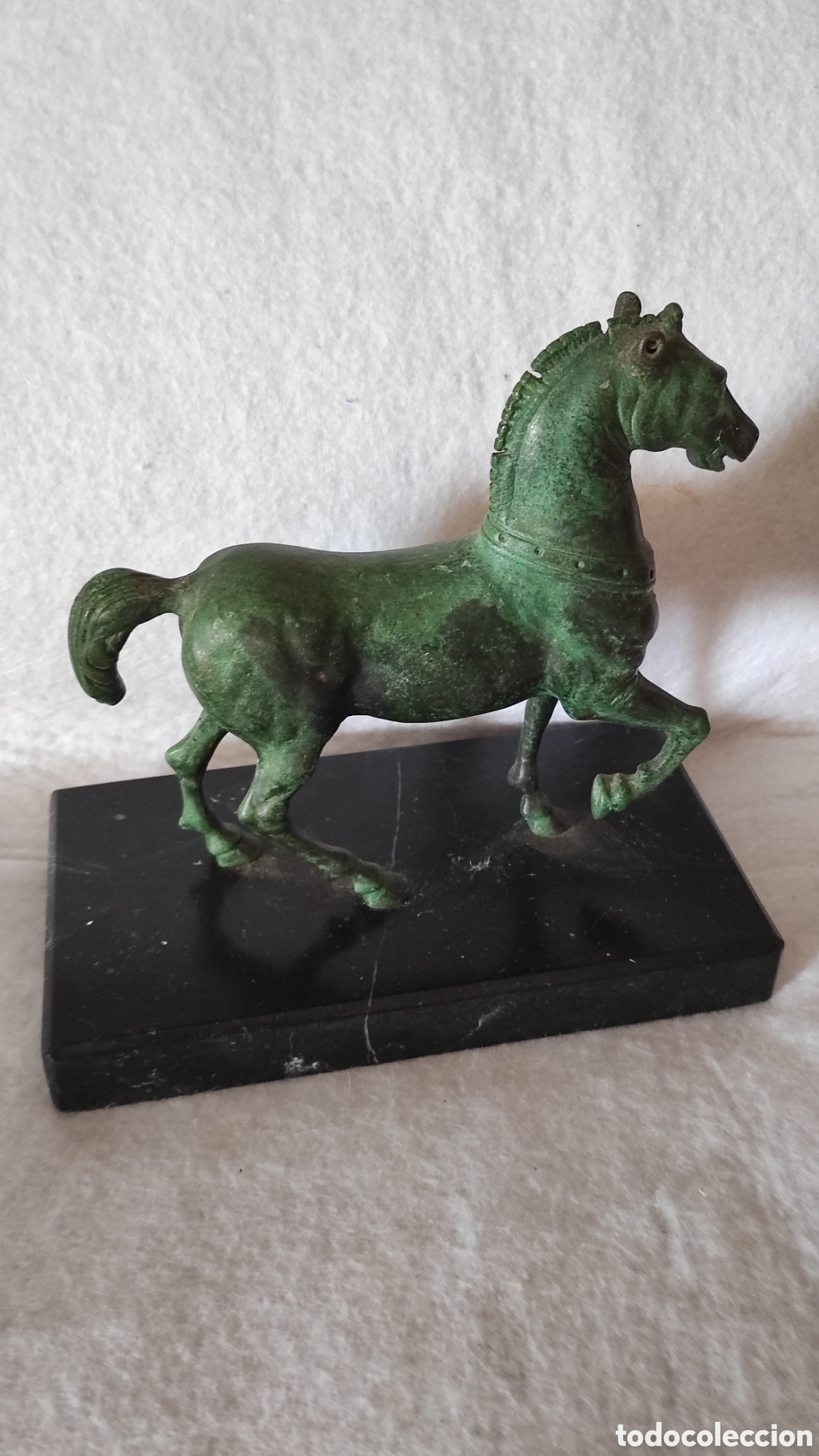 Antig&uuml;edades: Caballo de bronce siglo XIX - Foto 2
