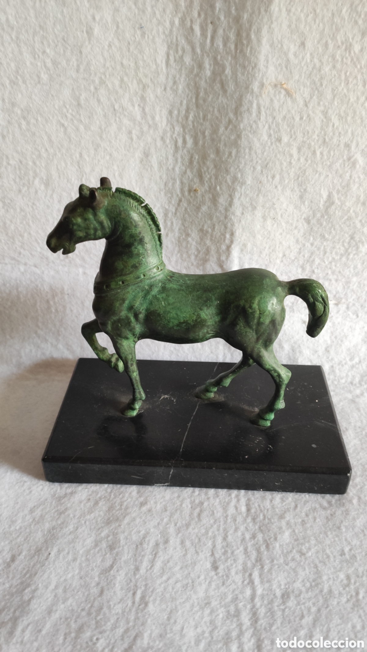 Antig&uuml;edades: Caballo de bronce siglo XIX - Foto 3
