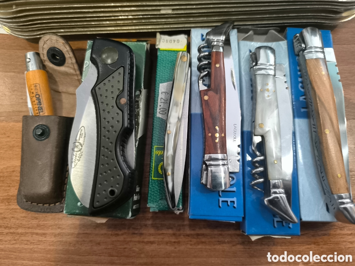 Antig&uuml;edades: Lote navajas Opinel ,Nieto ,Laguiole I