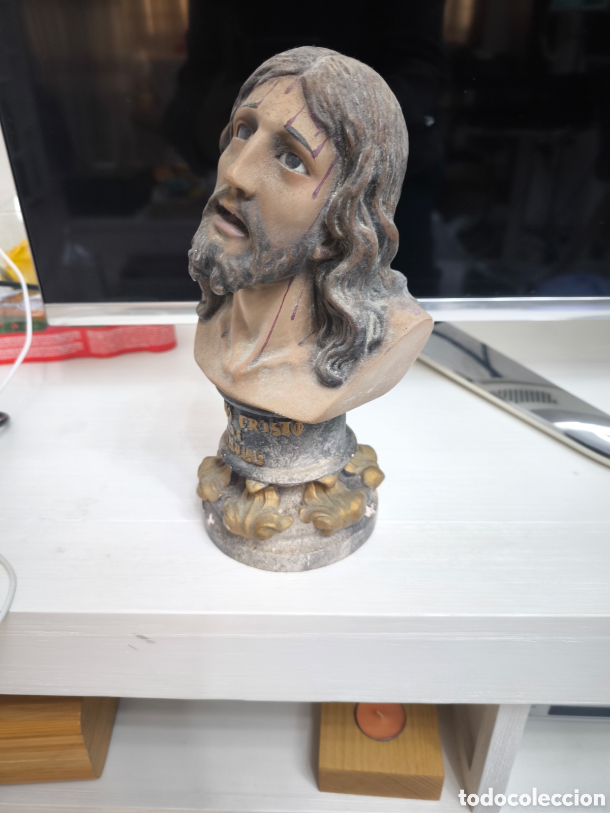 Antig&uuml;edades: Busto de cabeza de Jesucristo - Foto 2