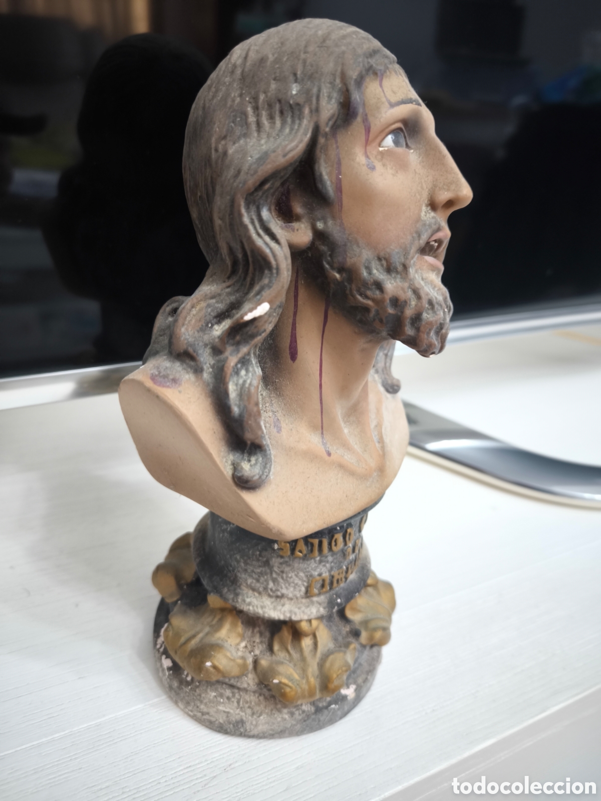 Antig&uuml;edades: Busto de cabeza de Jesucristo - Foto 3