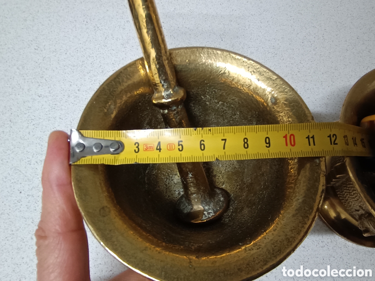 Antig&uuml;edades: Conjunto de 2 morteros bronce. - Foto 7