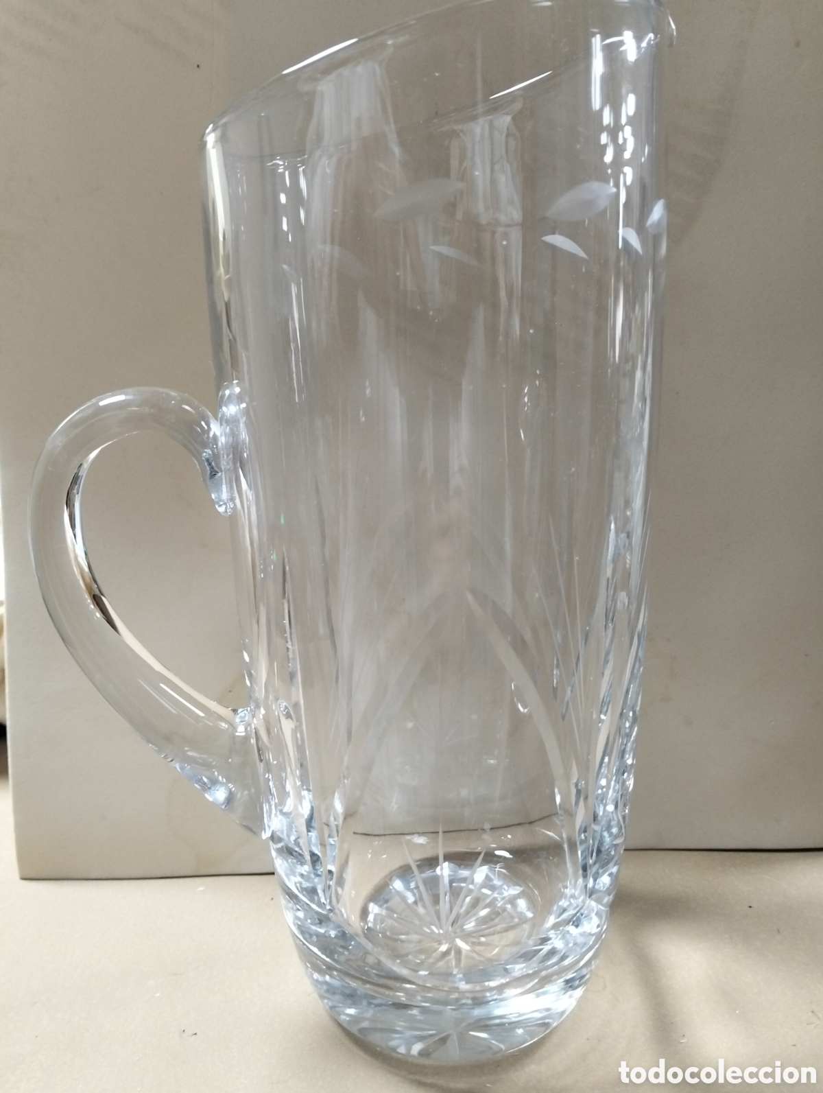 Antig&uuml;edades: Jarr&oacute;n cristal vintage - Foto 2