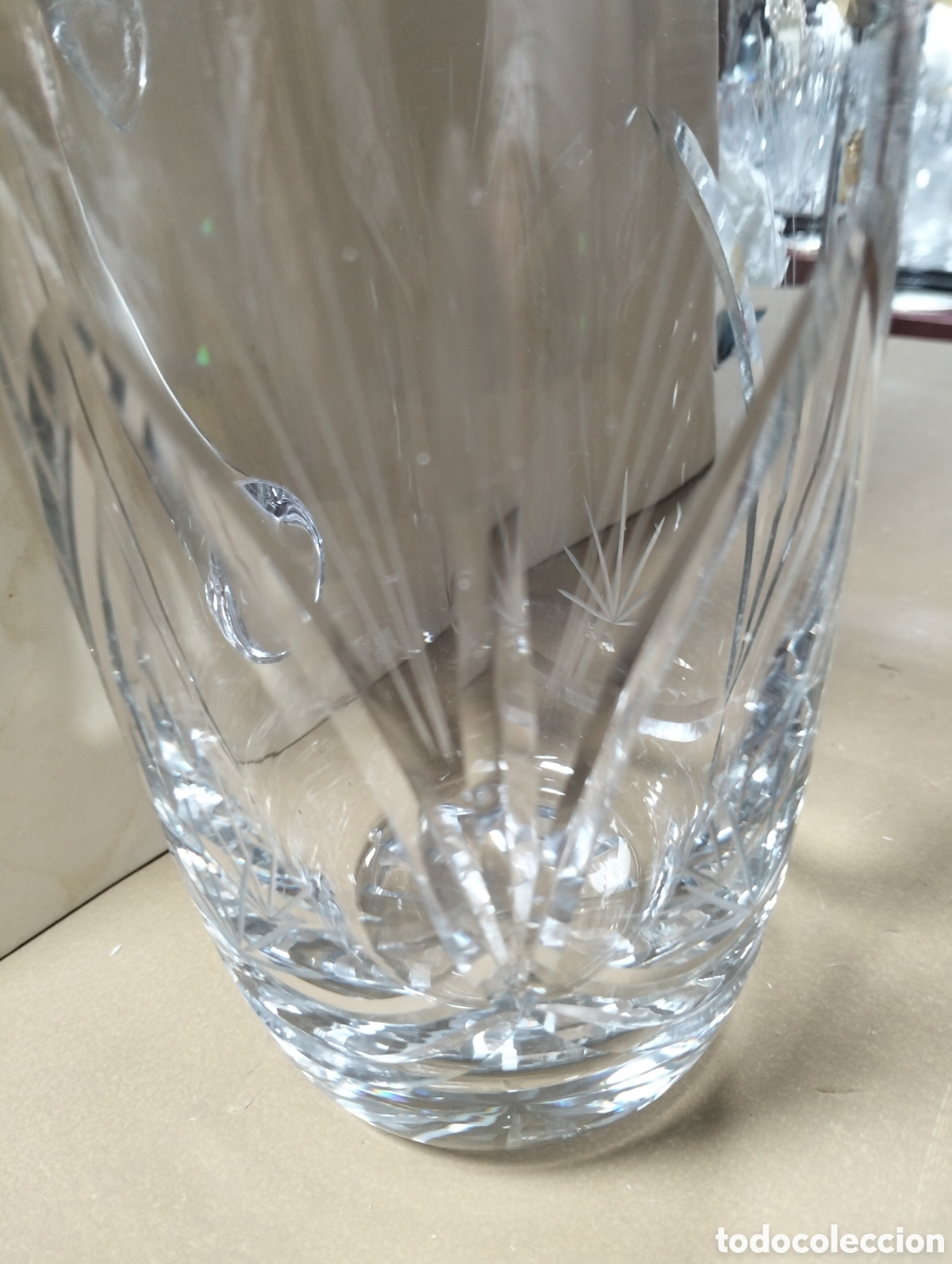 Antig&uuml;edades: Jarr&oacute;n cristal vintage - Foto 1