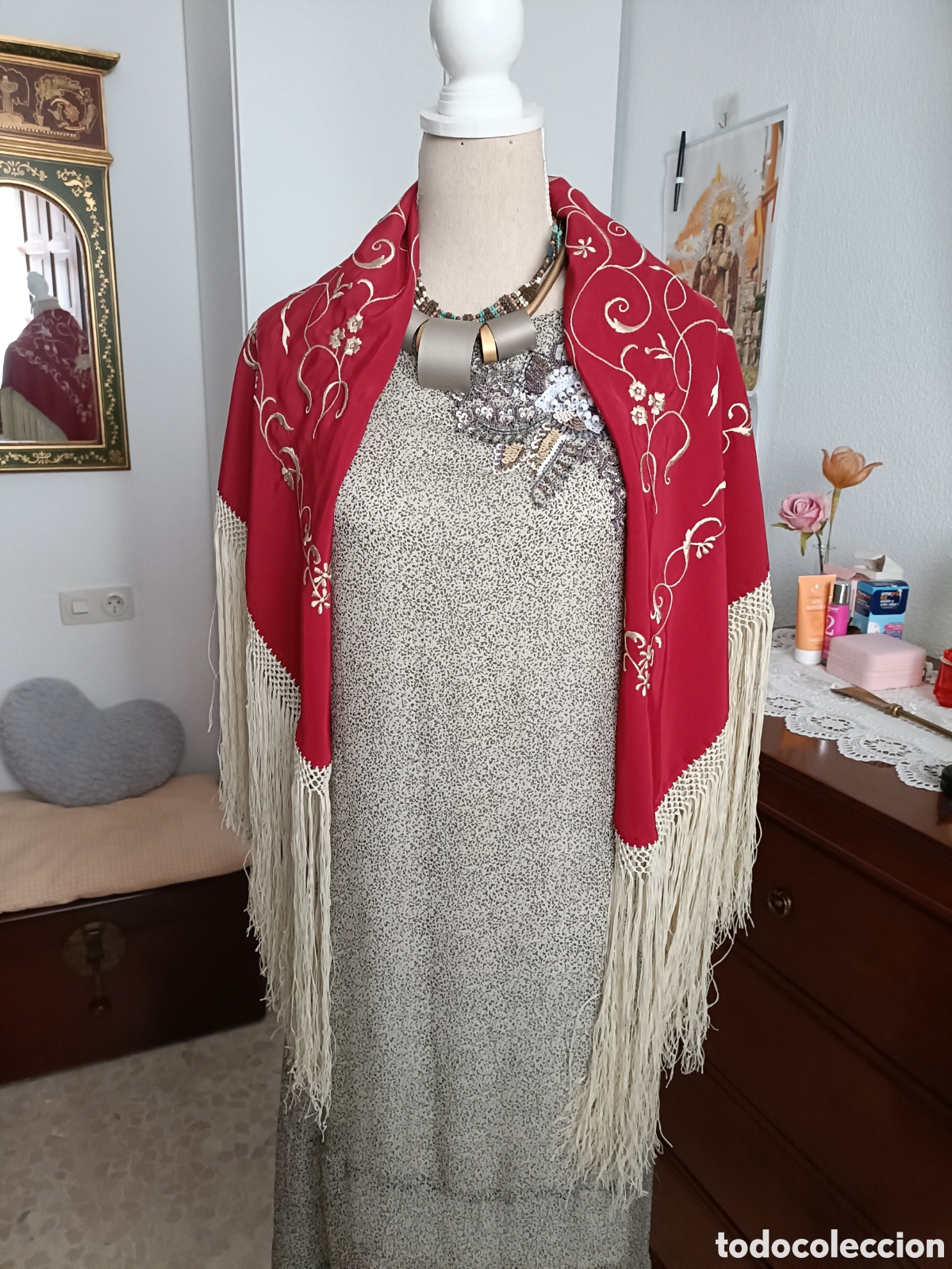 Antig&uuml;edades: Mant&oacute;cillo para flamenca - Foto 4