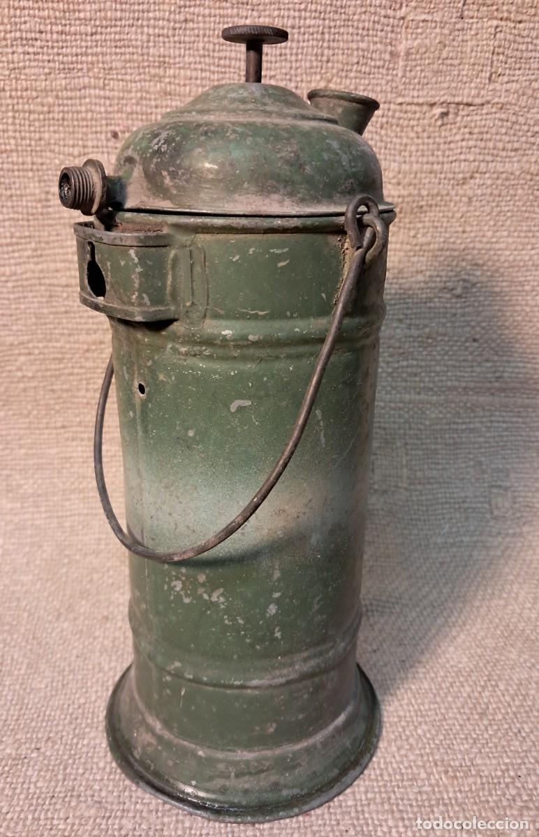 Antig&uuml;edades: LAMPARA DE CARBURO ANTIGUA - Foto 4