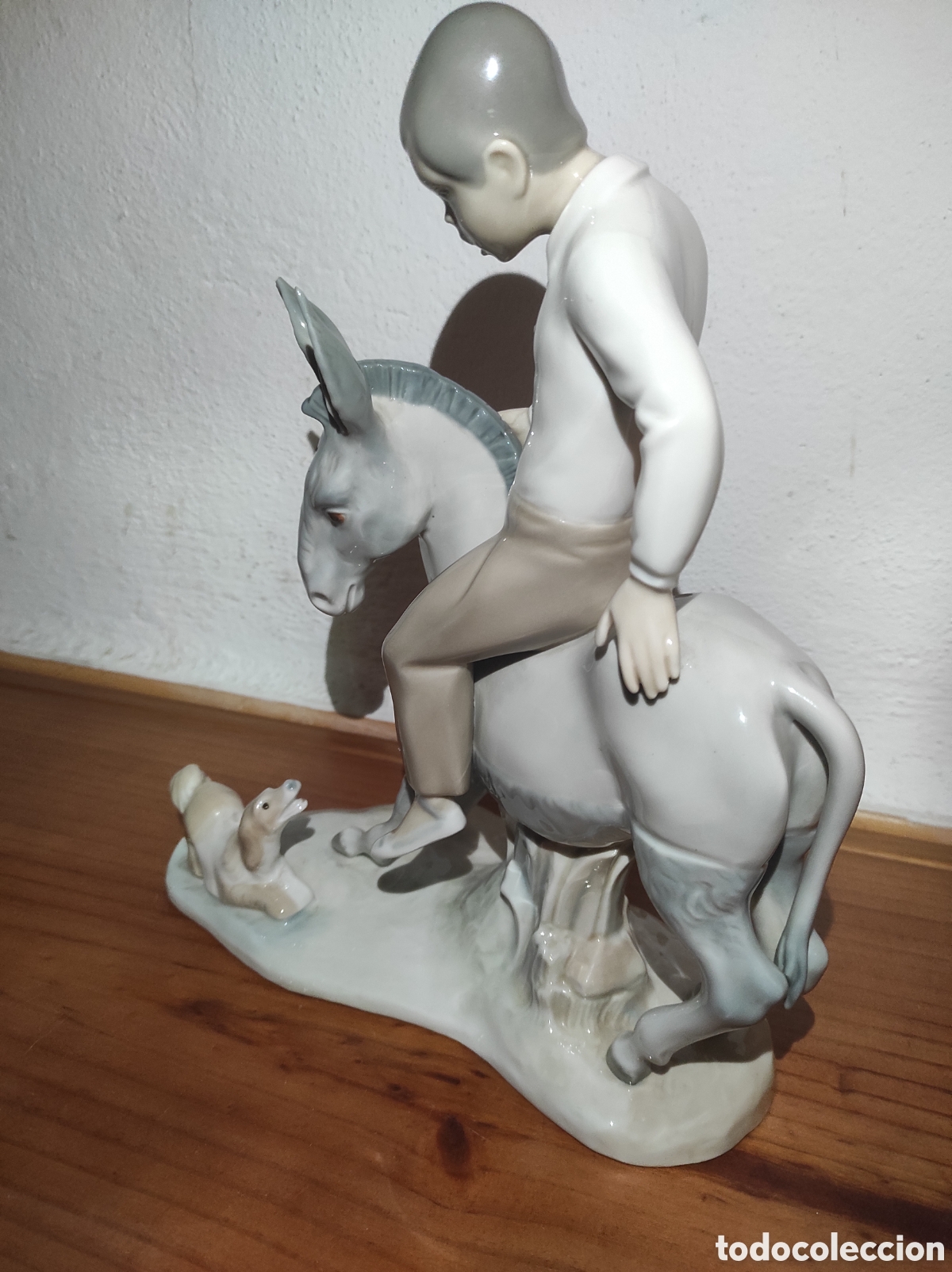 Antig&uuml;edades: Ni&ntilde;o con burro. Lladro. 1970 - Foto 2
