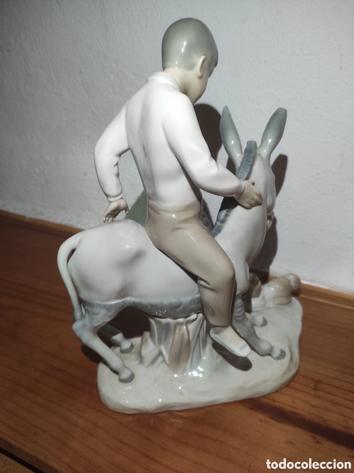 Antig&uuml;edades: Ni&ntilde;o con burro. Lladro. 1970 - Foto 3