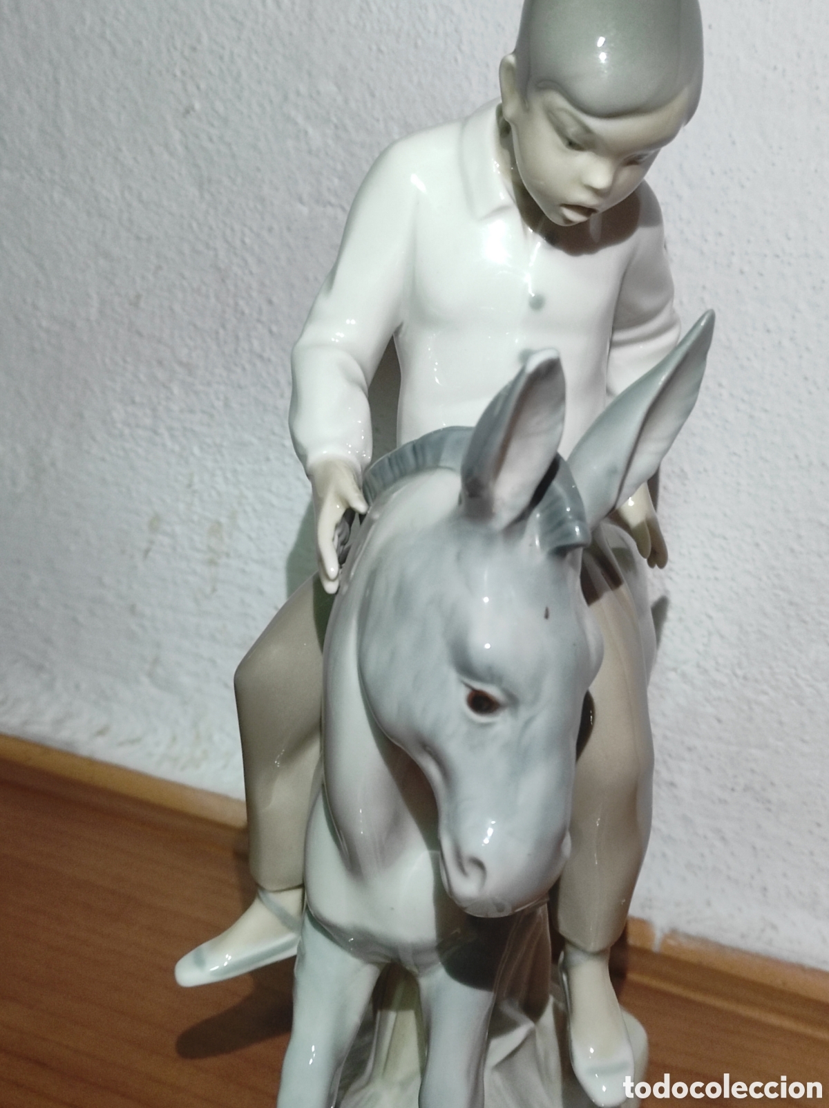 Antig&uuml;edades: Ni&ntilde;o con burro. Lladro. 1970 - Foto 4
