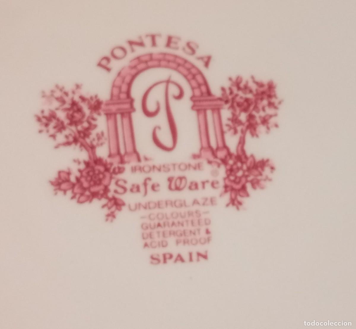 Antig&uuml;edades: Sopera antigua Pickman loza rosa. - Foto 14
