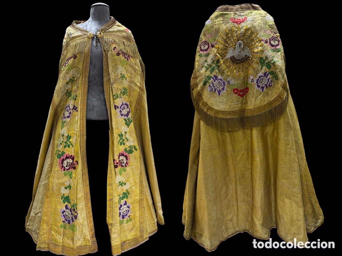 Antiguidades: Capa pluvial brocada