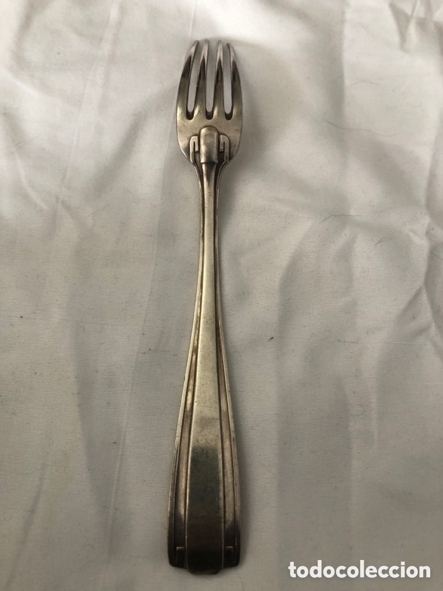 Antig&uuml;edades: Tenedor de marca Francesa Boulanger - Foto 2