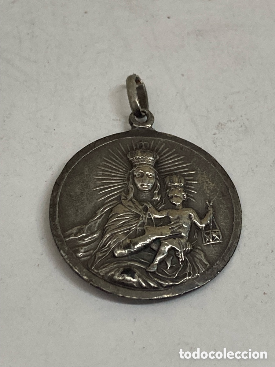 Antig&uuml;edades: Medalla de plata religiosa C564 - Foto 1