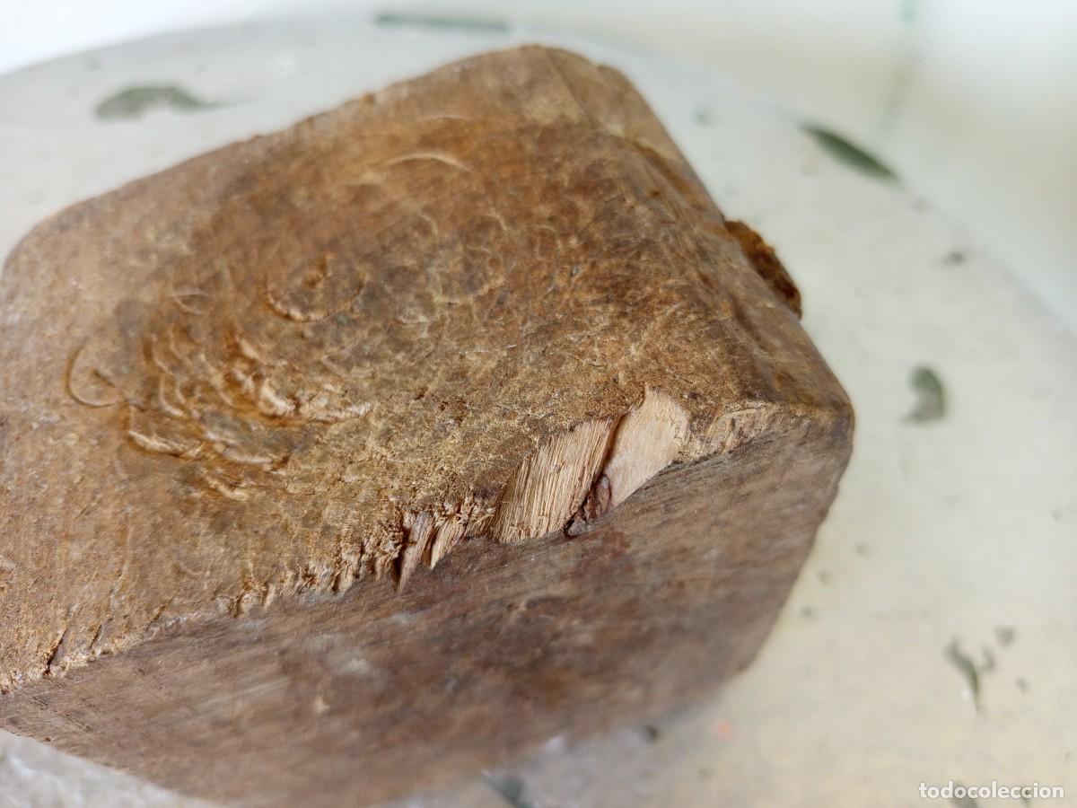 Antig&uuml;edades: Martillo mazo de madera antiguo - Foto 9