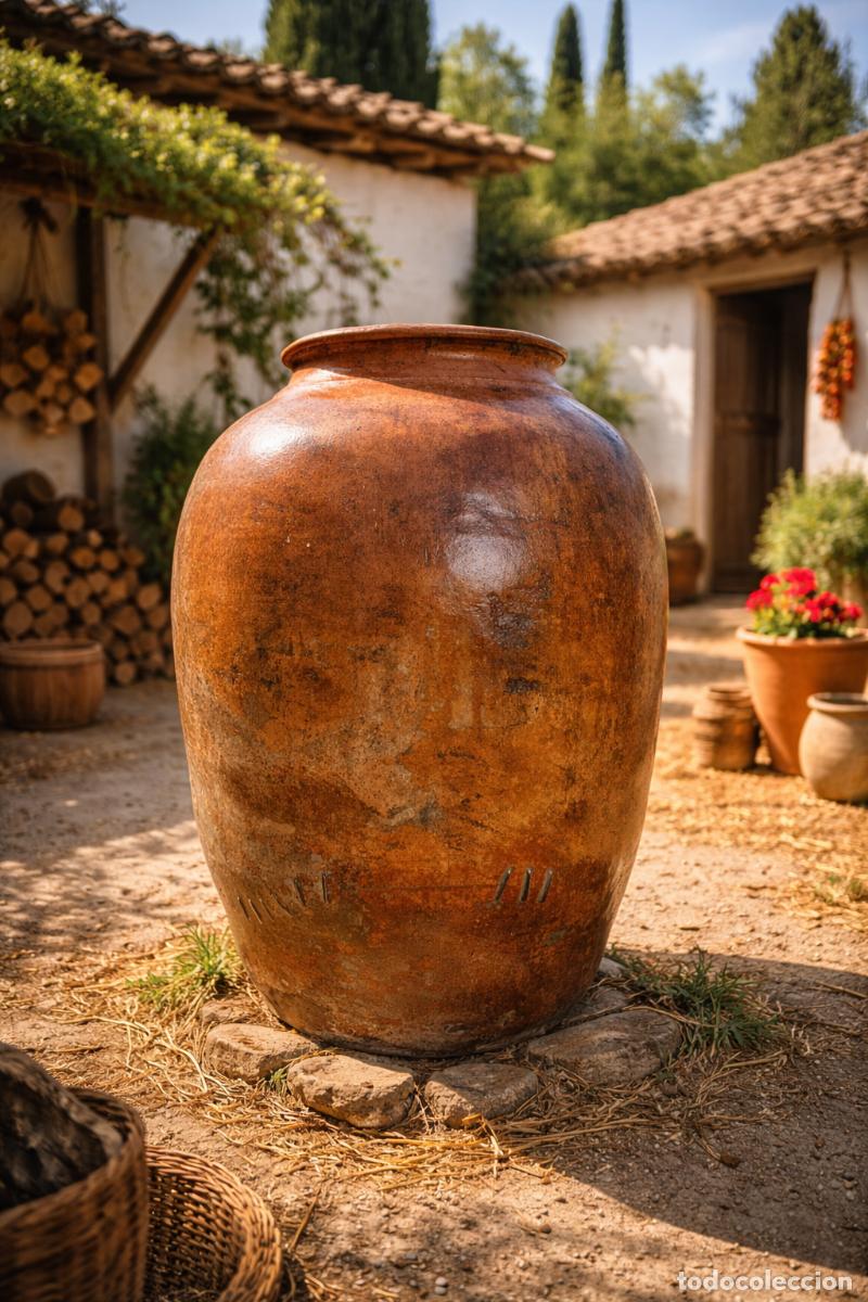 Antig&uuml;edades: TINAJA GRANDE ZONA DE LA MANCHA - Foto 1