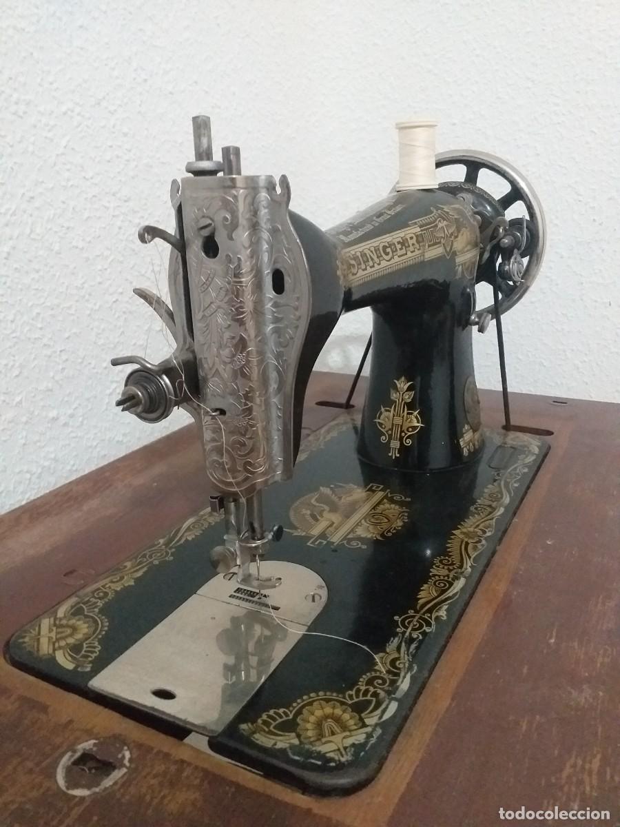 Antig&uuml;edades: MAQUINA DE COSER SINGER - Foto 2