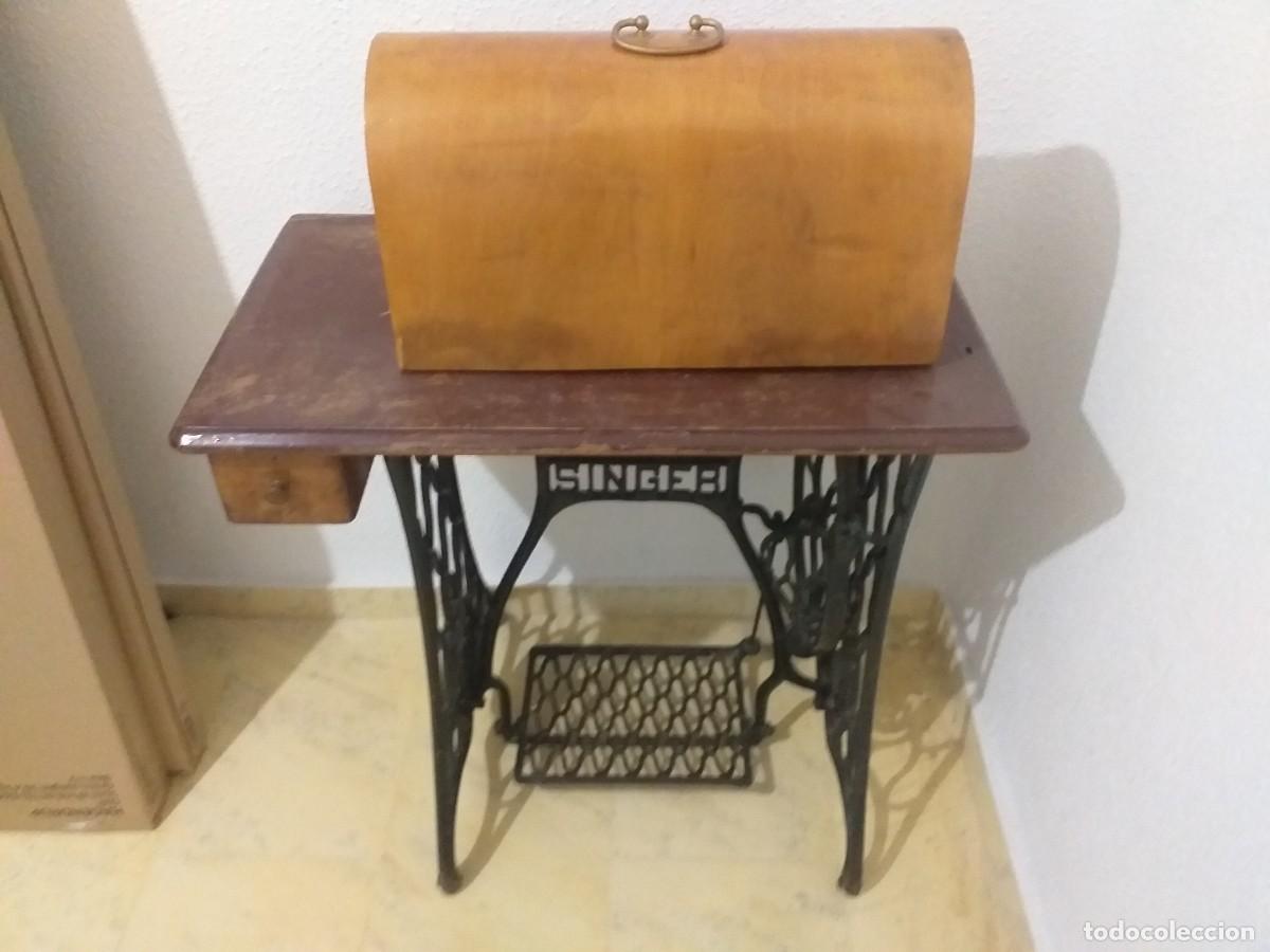 Antig&uuml;edades: MAQUINA DE COSER SINGER - Foto 3