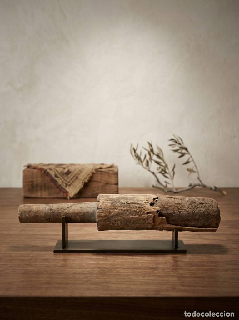 Antig&uuml;edades: MAZA DE PICAR DE MADERA - Foto 1