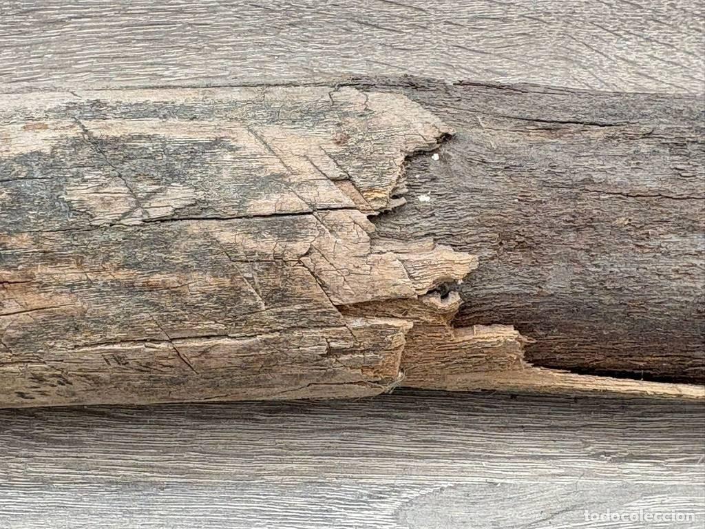 Antig&uuml;edades: MAZA DE PICAR DE MADERA - Foto 6
