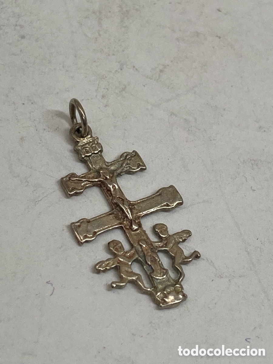 Antig&uuml;edades: Cruz de plata religiosa C564 - Foto 1