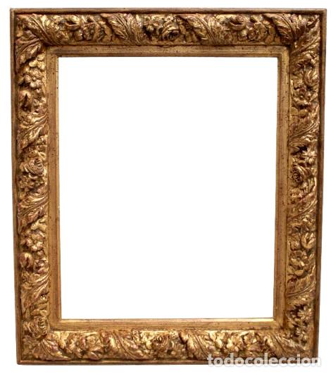 Antig&uuml;edades: PRECIOSO MARCO DE MADERA DORADA IDEAL PARA ESPEJO O ENMARCAR. DECORACION. VINTAGE