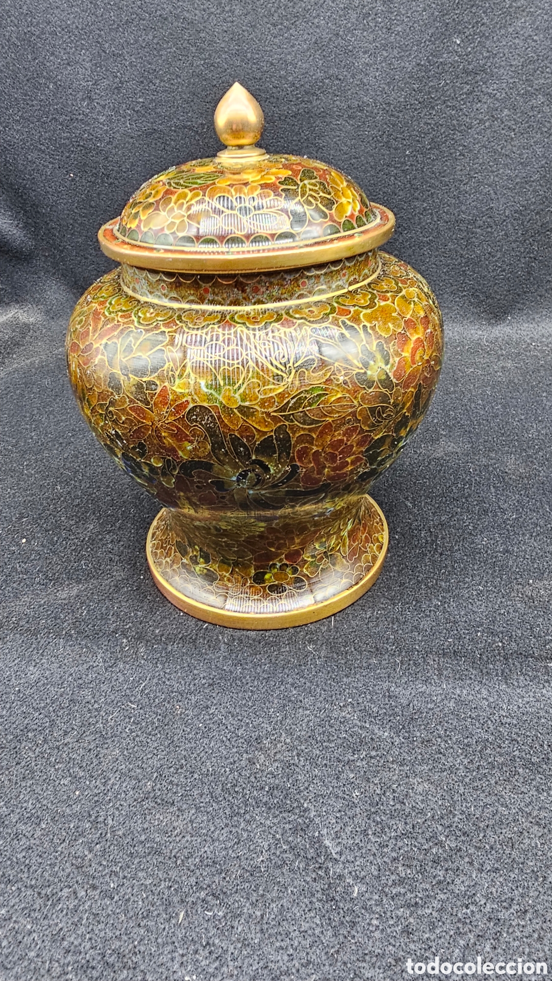 Antig&uuml;edades: Precioso tibor de cloison&eacute; / cloison&eacute;