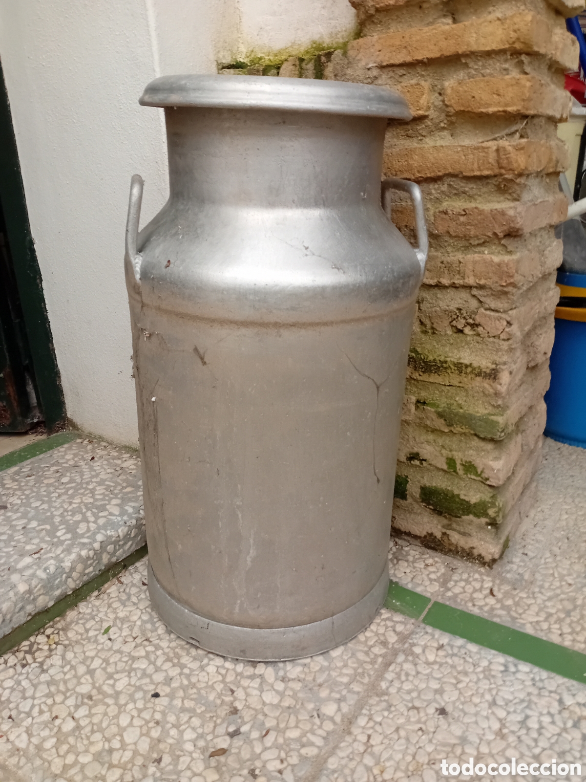 Antig&uuml;edades: CANTARA DE LECHE ALUMINIO - Foto 1