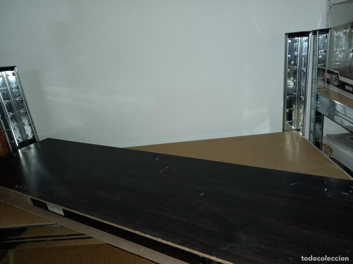 Antig&uuml;edades: Estanteria Pared Madera Marron - Foto 1