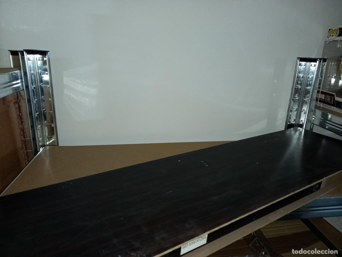 Antig&uuml;edades: Estanteria Pared Madera Marron - Foto 2