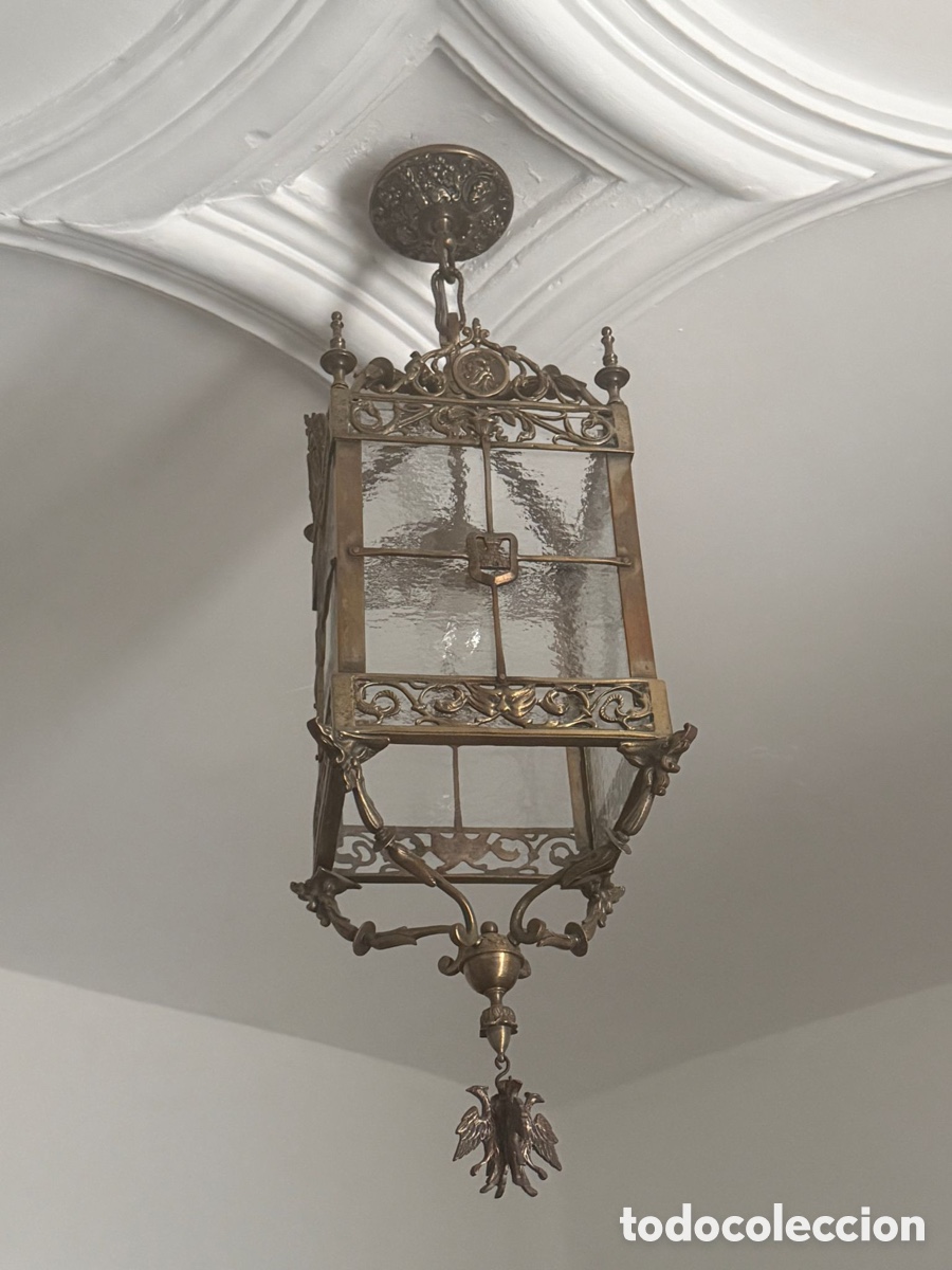 Antig&uuml;edades: L&aacute;mpara del siglo XIX