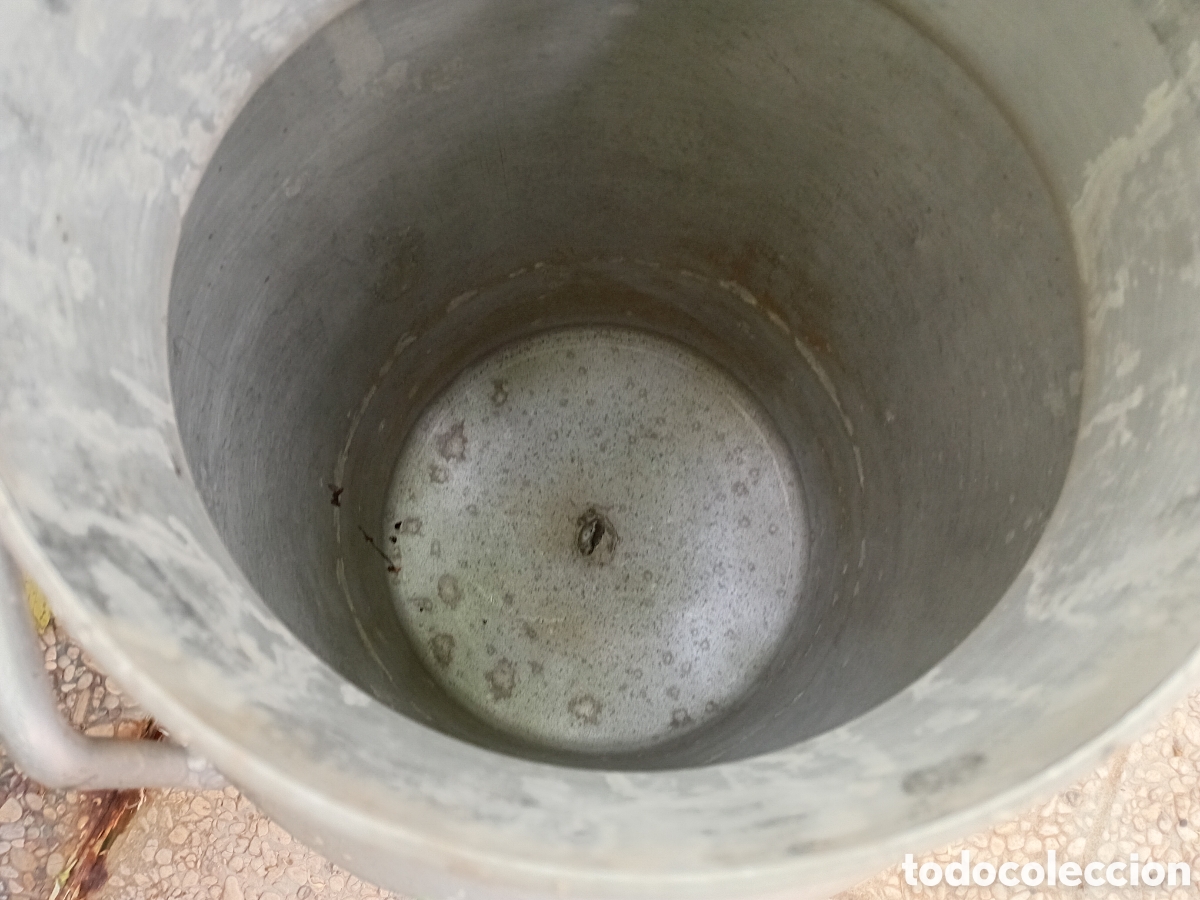 Antig&uuml;edades: CANTARA DE LECHE DE ALUMINIO - Foto 3