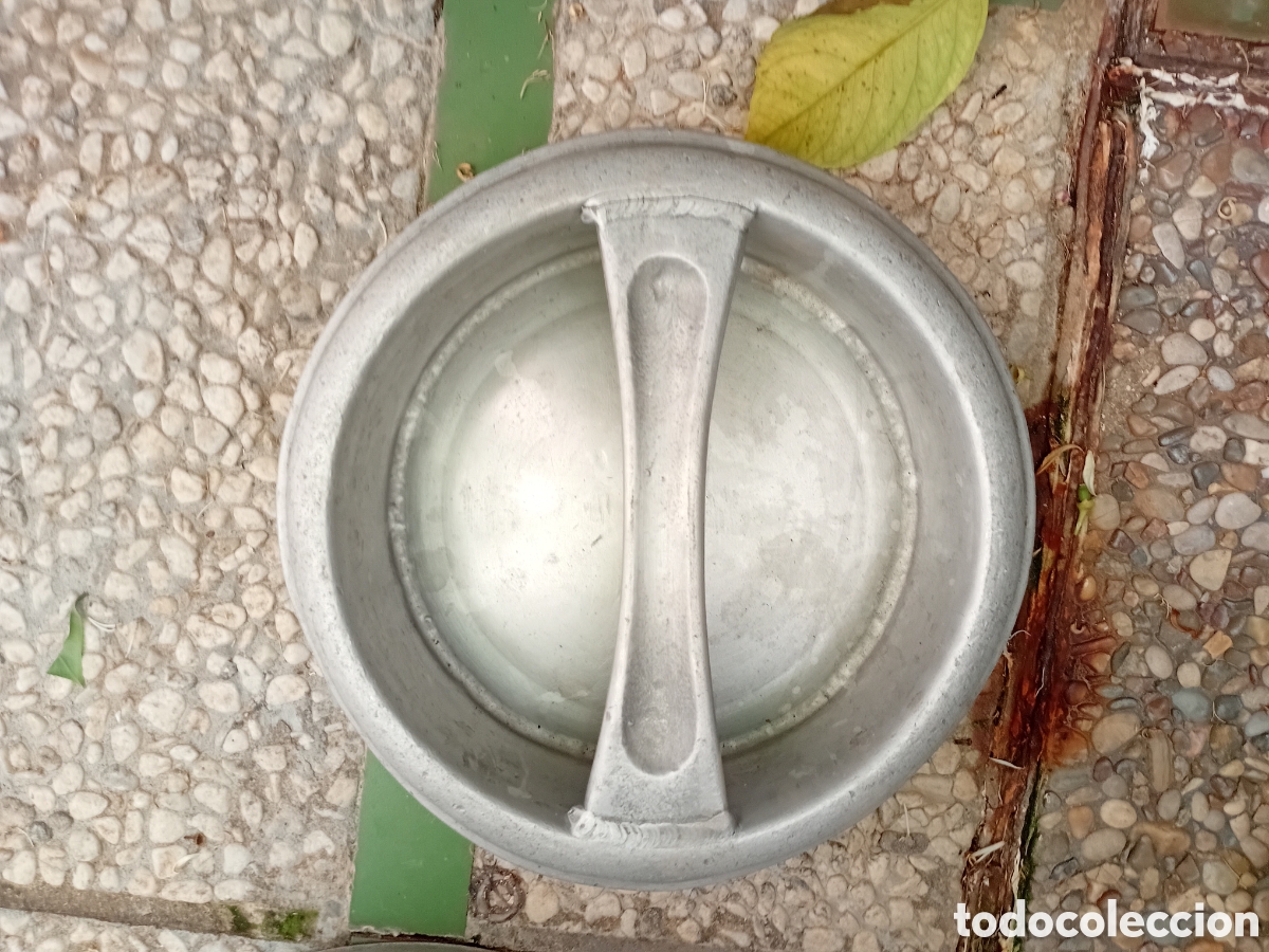 Antig&uuml;edades: CANTARA DE LECHE DE ALUMINIO - Foto 7