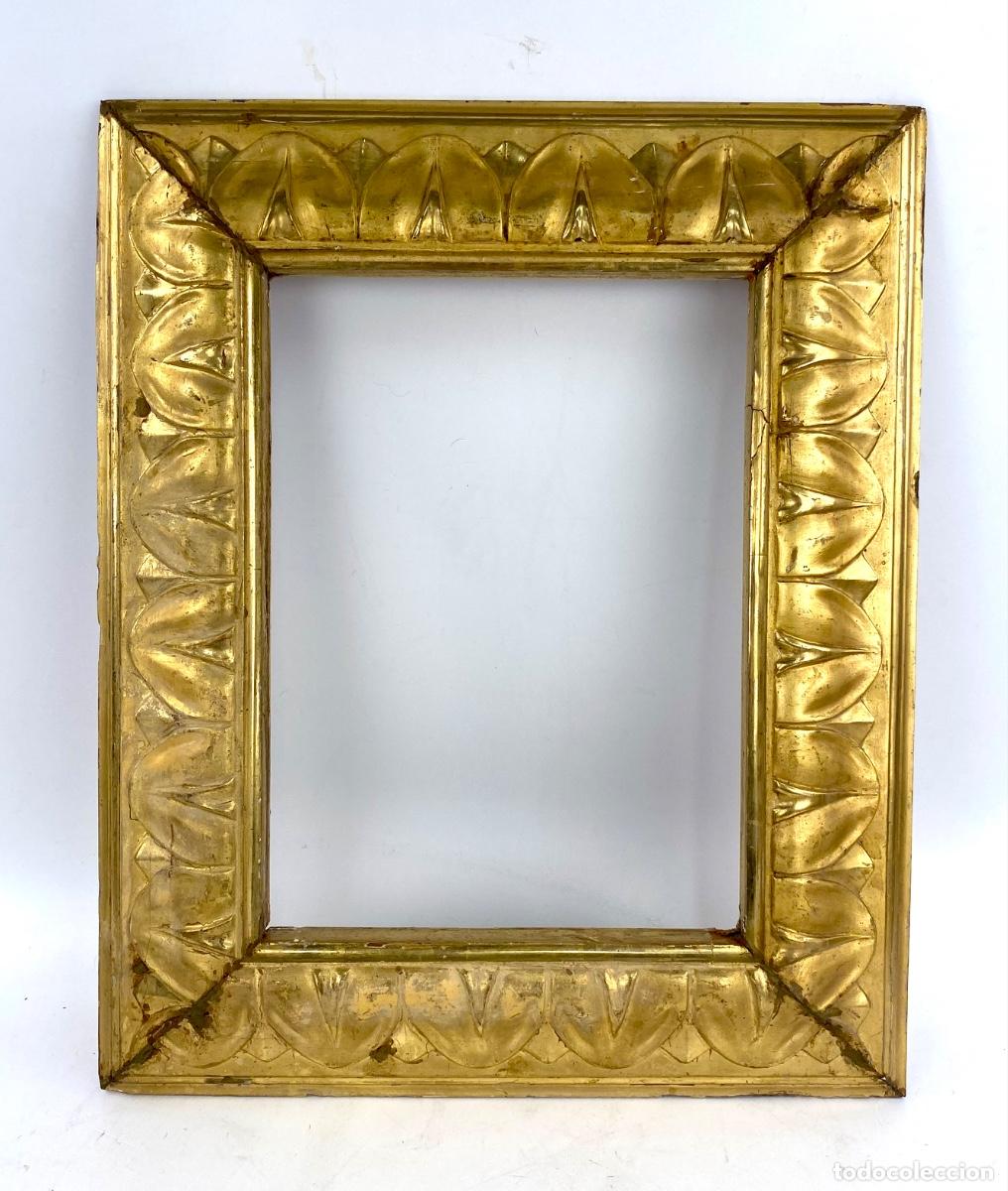 Antig&uuml;edades: Marco dorado siglo XVIII.