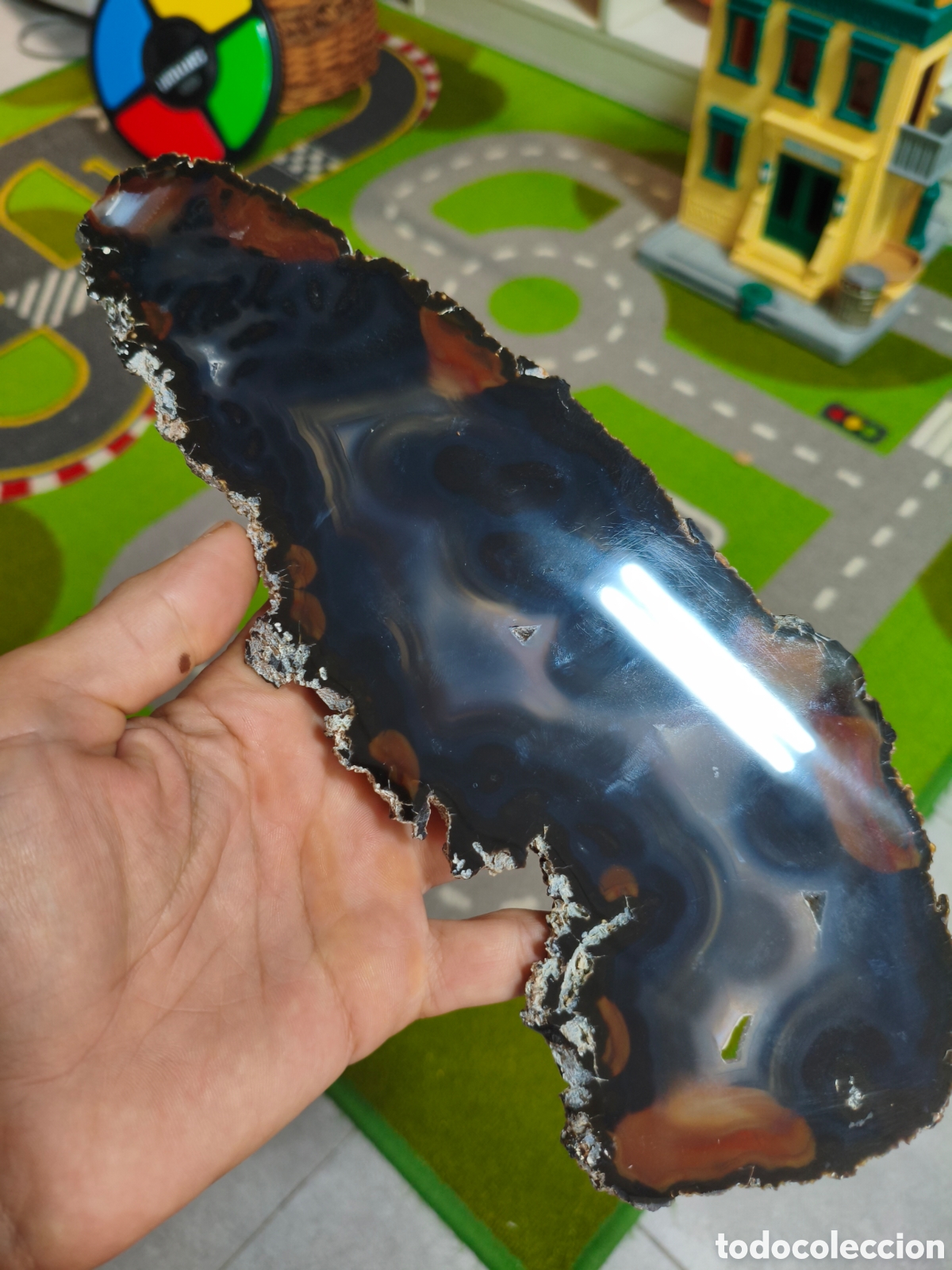 Antig&uuml;edades: Rebanada de Agata mineral - Foto 2