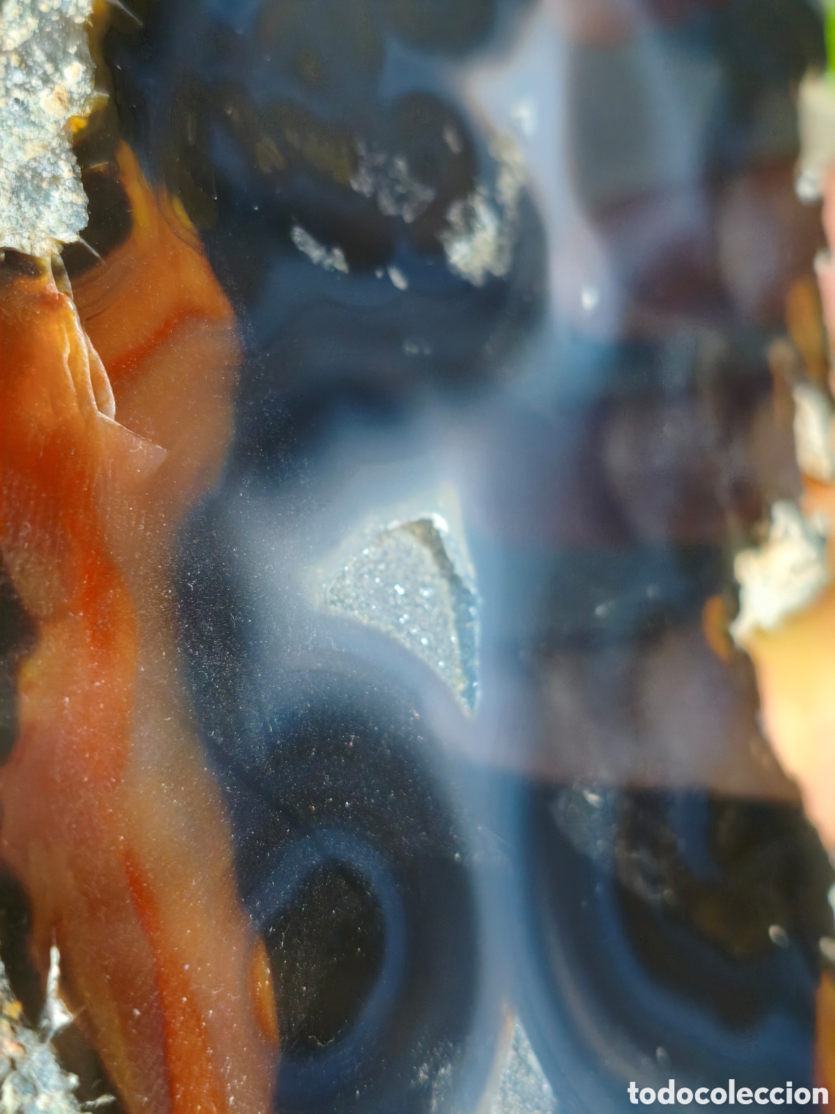 Antig&uuml;edades: Rebanada de Agata mineral - Foto 4
