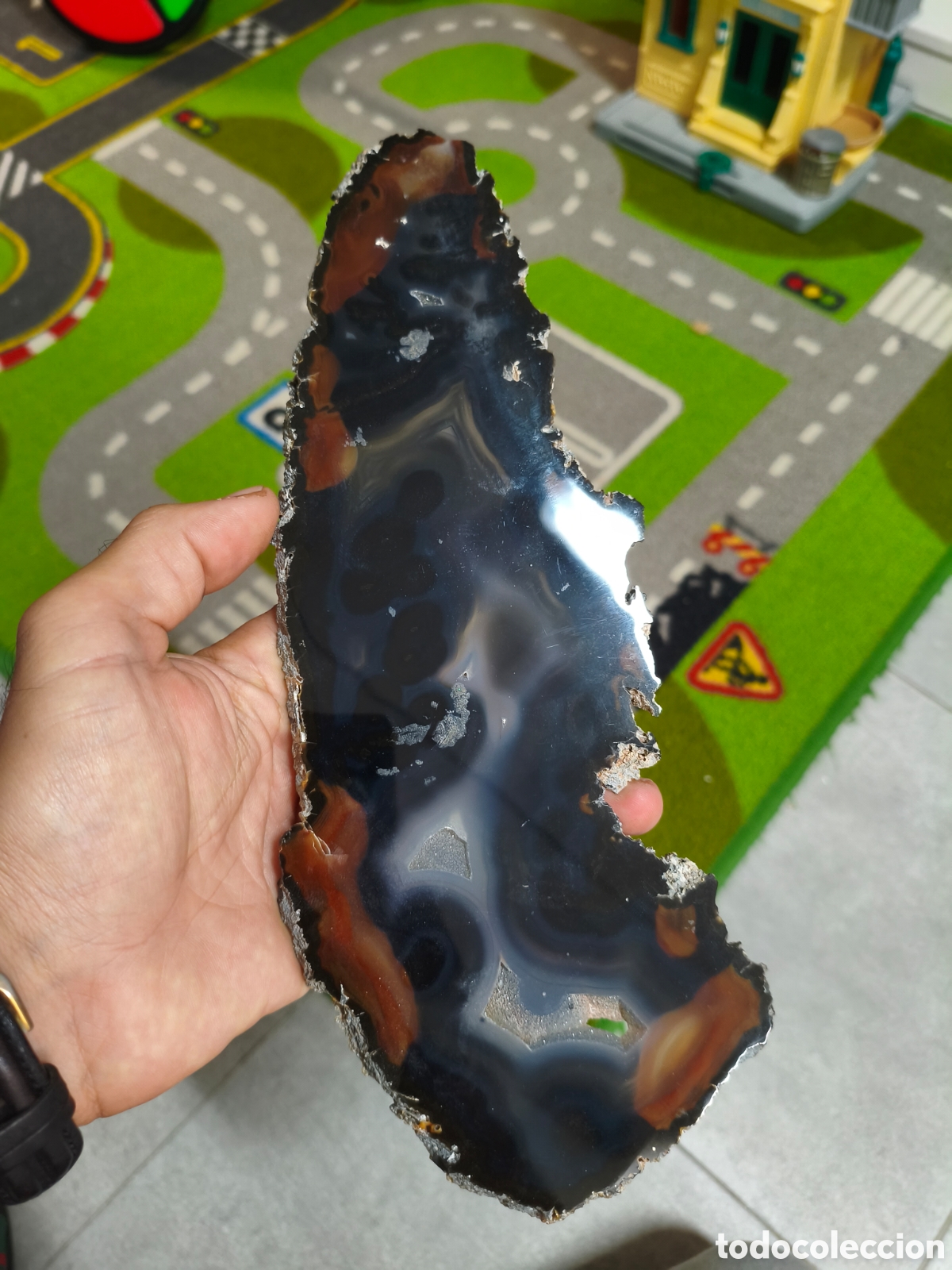 Antig&uuml;edades: Rebanada de Agata mineral - Foto 5