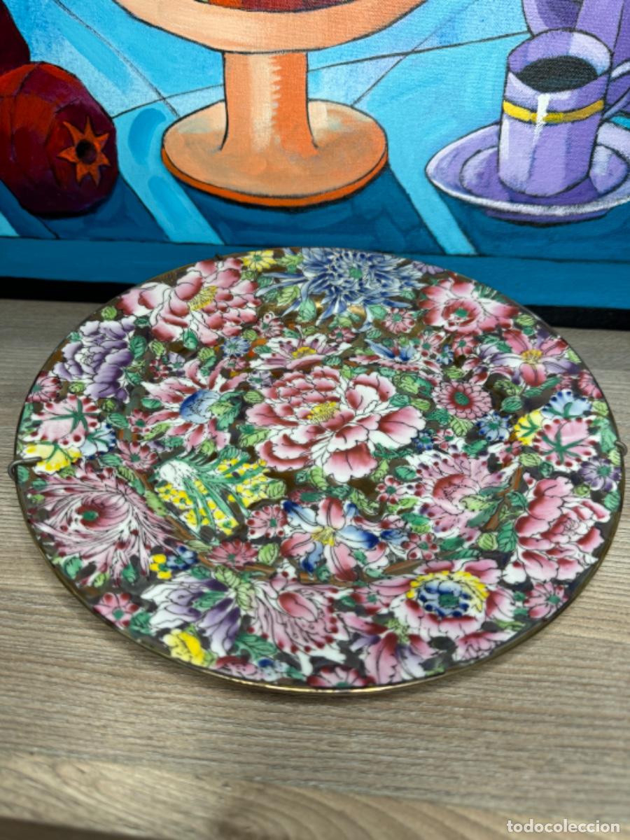 Antig&uuml;edades: Plato decorativo chino de Macao - Foto 1