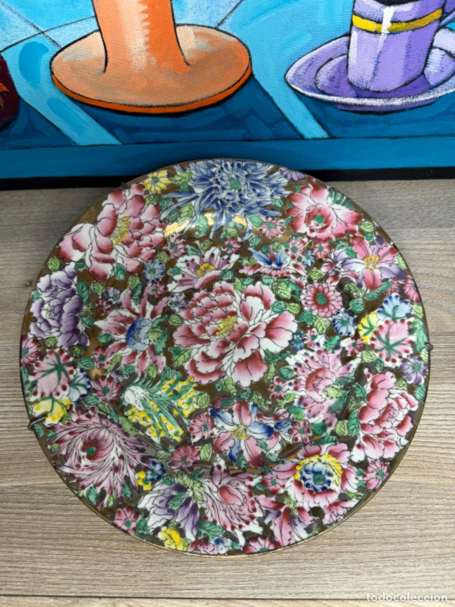 Antig&uuml;edades: Plato decorativo chino de Macao - Foto 2