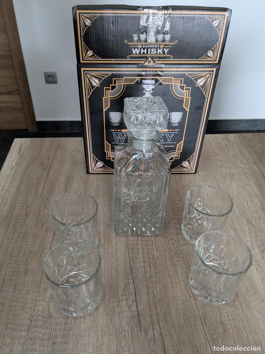 Antig&uuml;edades: Juego licorera whisky - Foto 1
