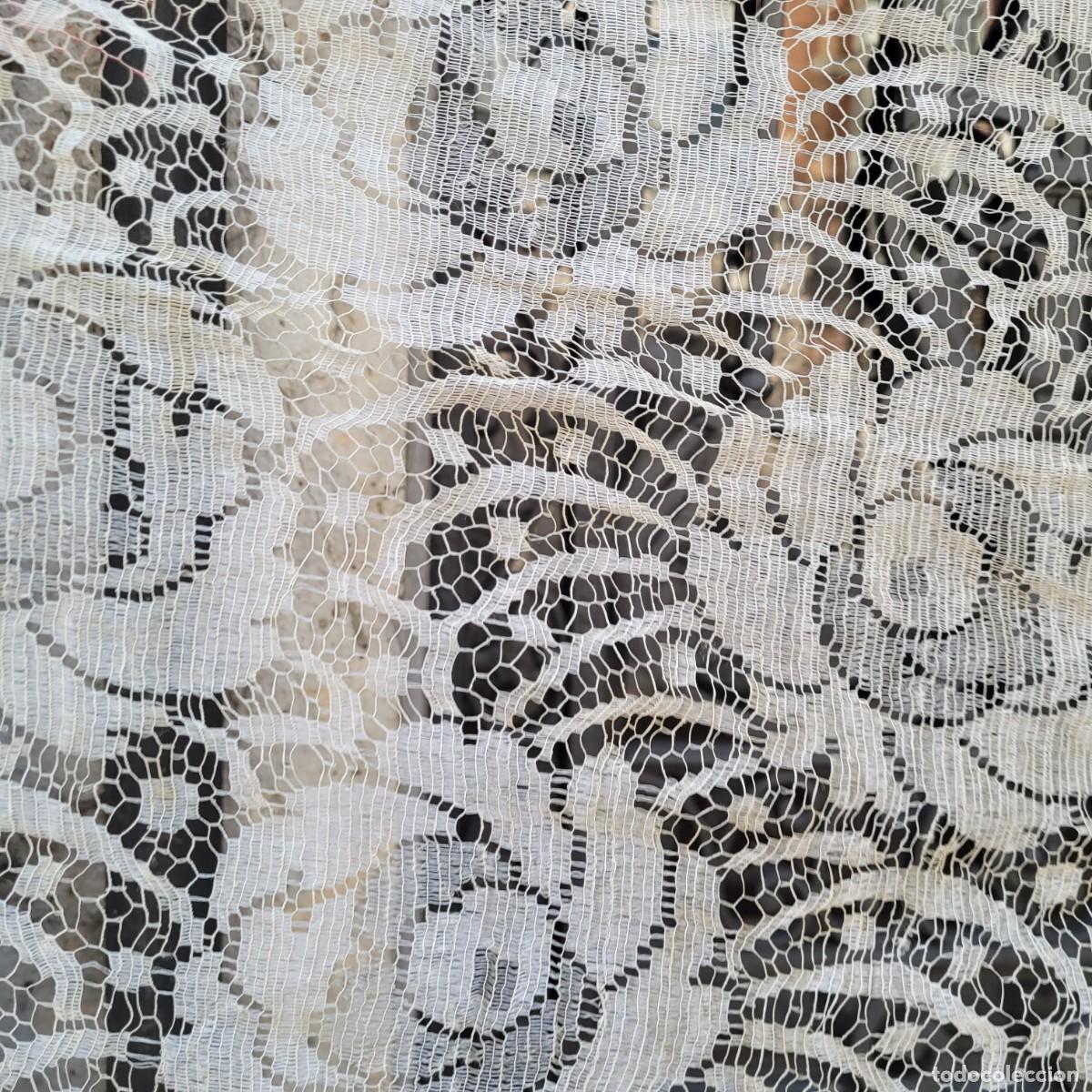 Antig&uuml;edades: Antigua Mantilla de encaje blanco - Foto 18