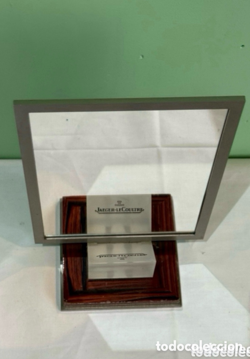 Antig&uuml;edades: Antiguo espejo de dise&ntilde;o suizo Jaeger LeCoultre a&ntilde;os 70 de lujo y colecci&oacute;n