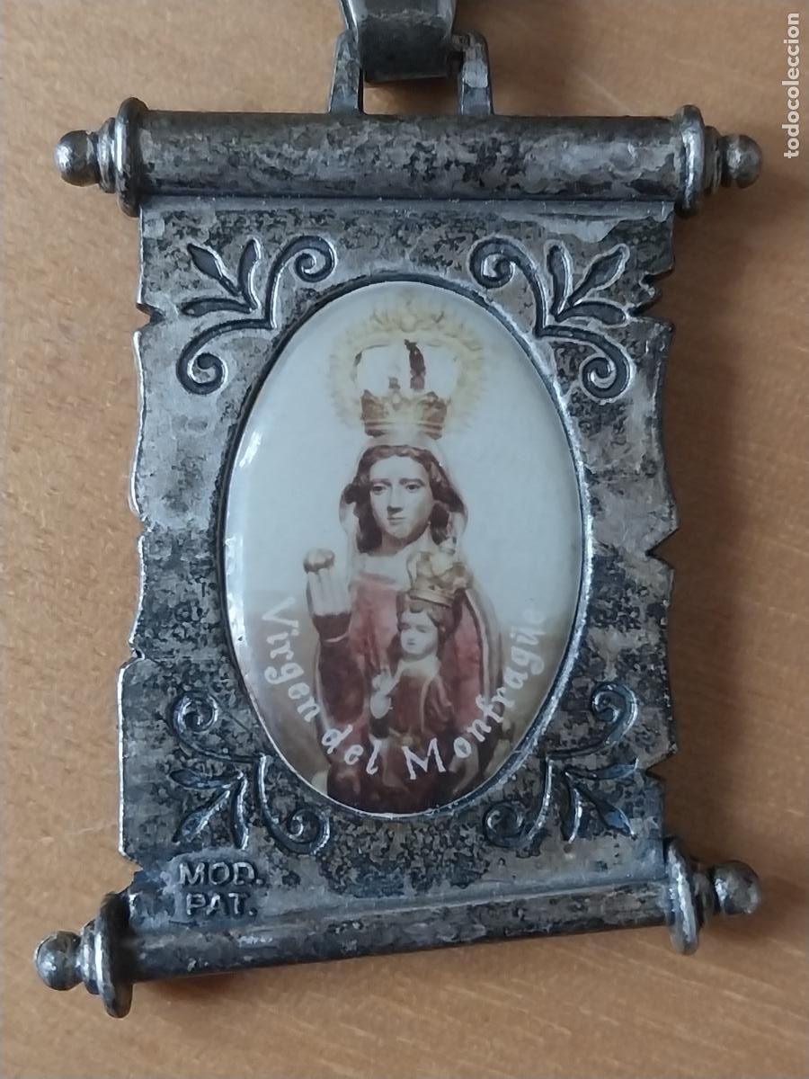 Antig&uuml;edades: VIRGEN MONTFRAGUE TORREJON EL RUBIO CACERES LLAVERO 5.19CMS ALTO DORSO ESCUDO ESPA&Ntilde;A