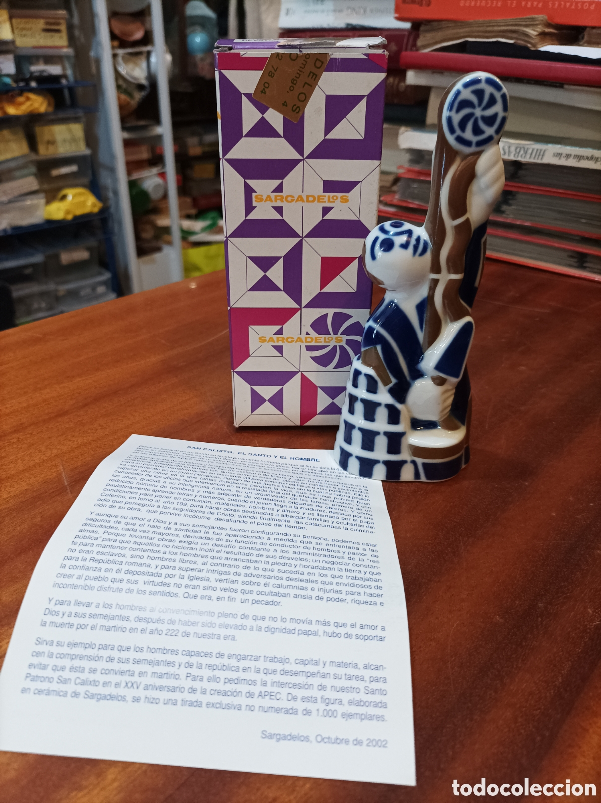 Antig&uuml;edades: SAN CALIXTO:EL SANTO Y EL HOMBRE TIRADA 1000 . SARGADELOS.