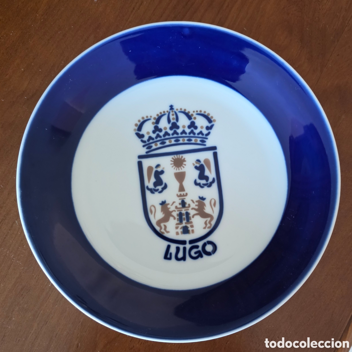 Antig&uuml;edades: Lote de 4 platos conmemorativos de Sargadelos